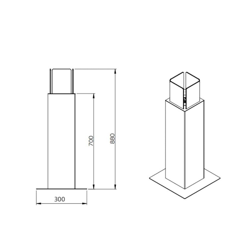 Freestanding Bioethanol Column Fireplace Indoor Outdoor Divina Fire Capri 70 — 5