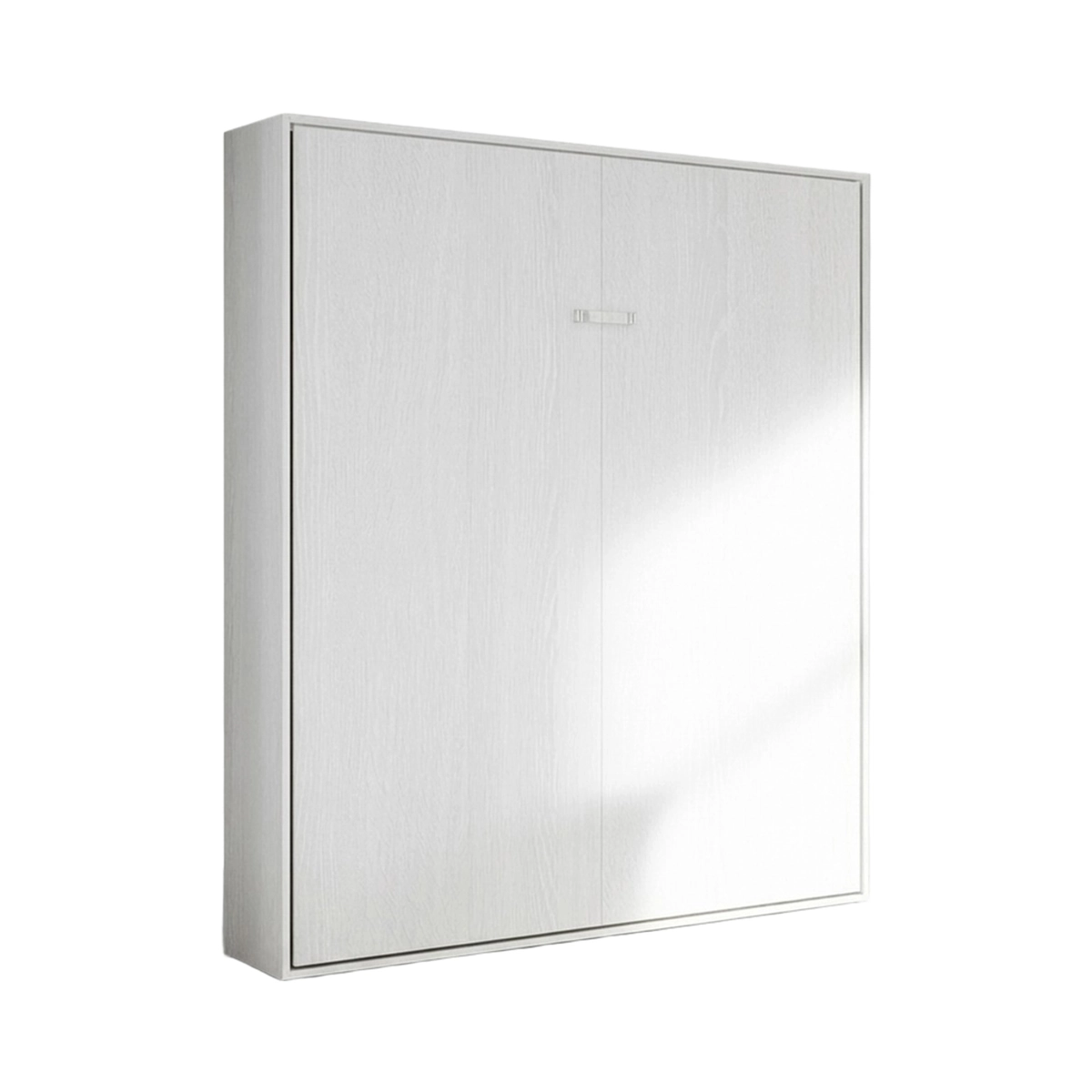Kentaro Vertical Foldaway Double Wall Bed 160x190 Ash White Itamoby — 4