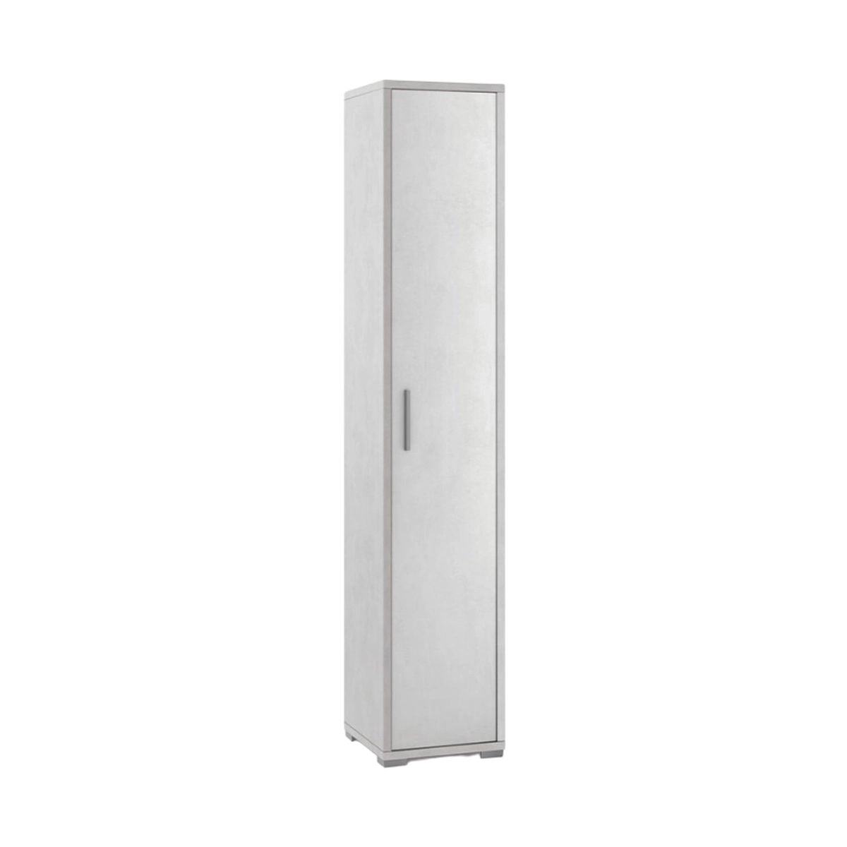 Modern 1-Door Tall Storage Cabinet with 5 Compartments Sarmog Kara Db384k — 1
