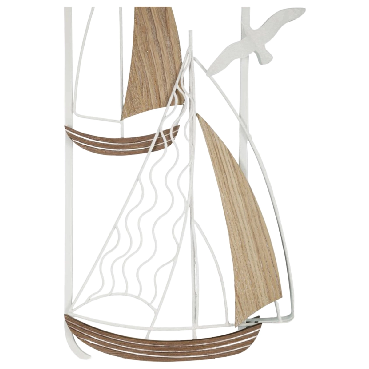 Adriatic Decorative Nautical Wall Mirror in Metal and MDF — 4