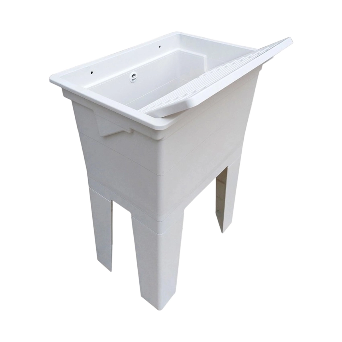 Mongardi Argo Resin Laundry Tub Basin with Wash Board — 9