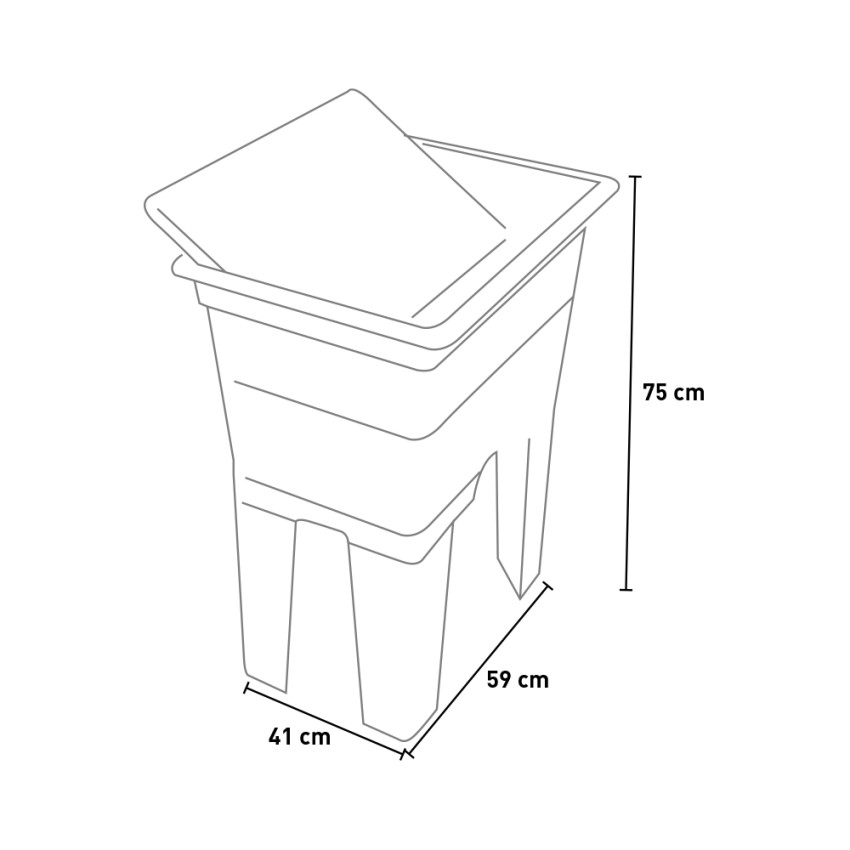 Mongardi Argo Resin Laundry Tub Basin with Wash Board — 10
