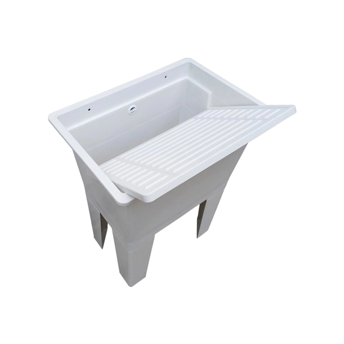 Mongardi Argo Resin Laundry Tub Basin with Wash Board — 7
