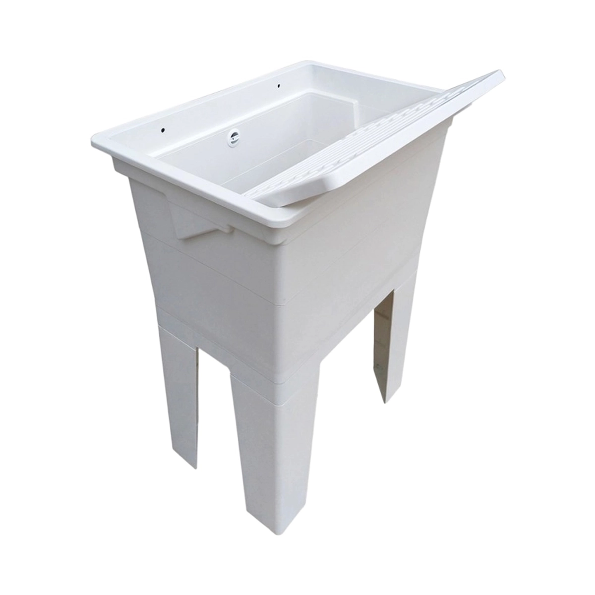 Mongardi Argo Resin Laundry Tub Basin with Wash Board — 5