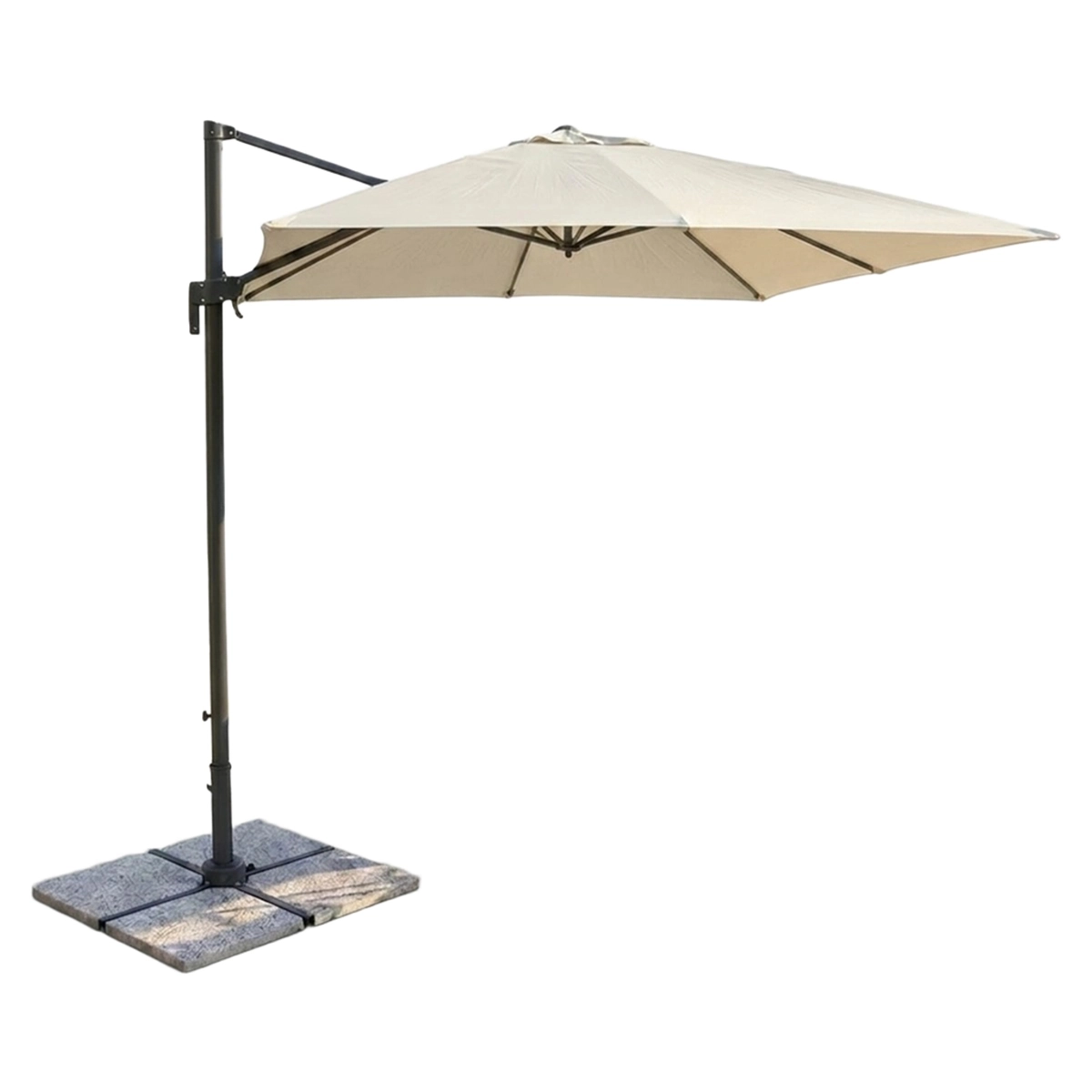 Cantilever garden parasol in Alluminio Newton 3x3 Cosma — 1