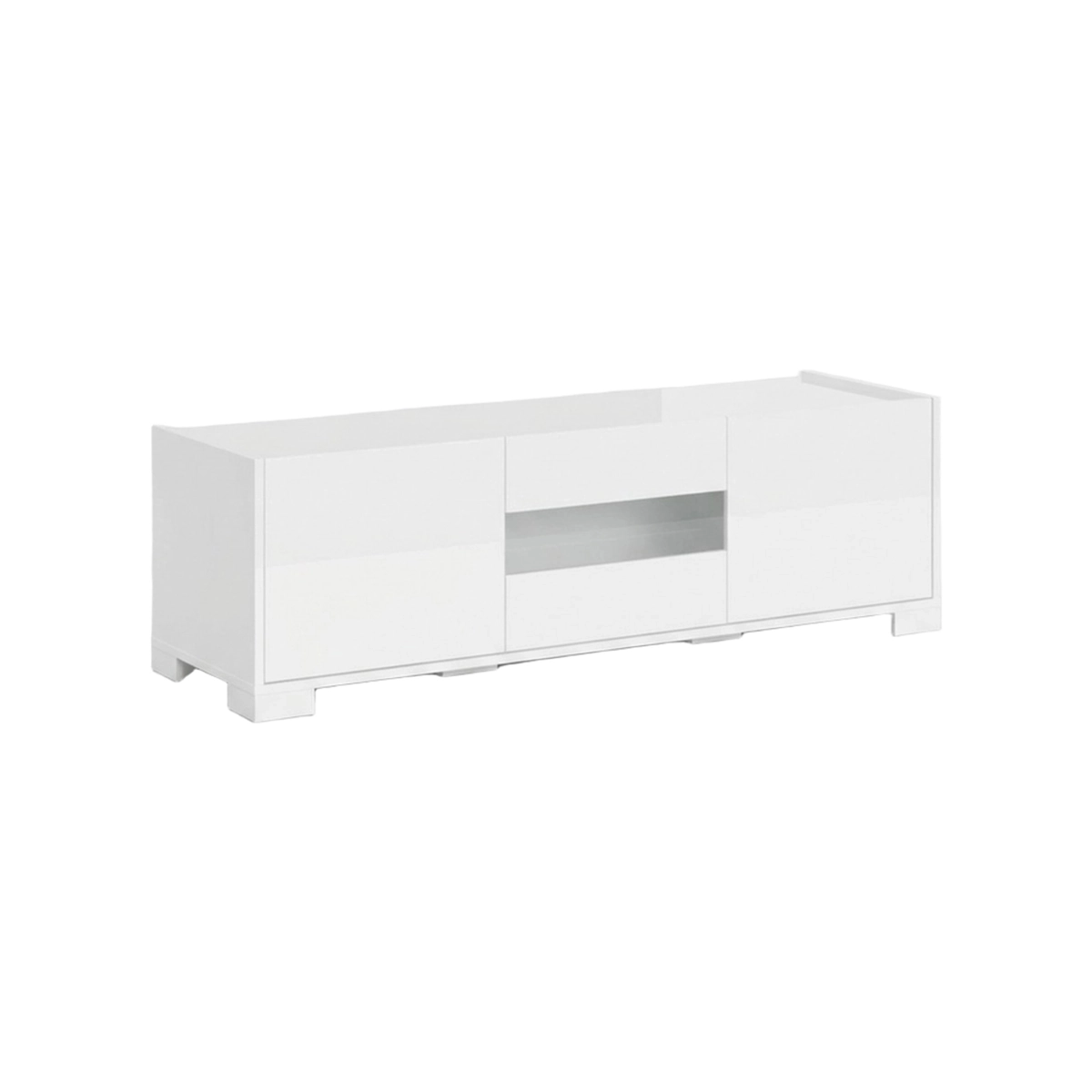Modern TV stand 3 doors 130x40x40 living room Riflesso — 1
