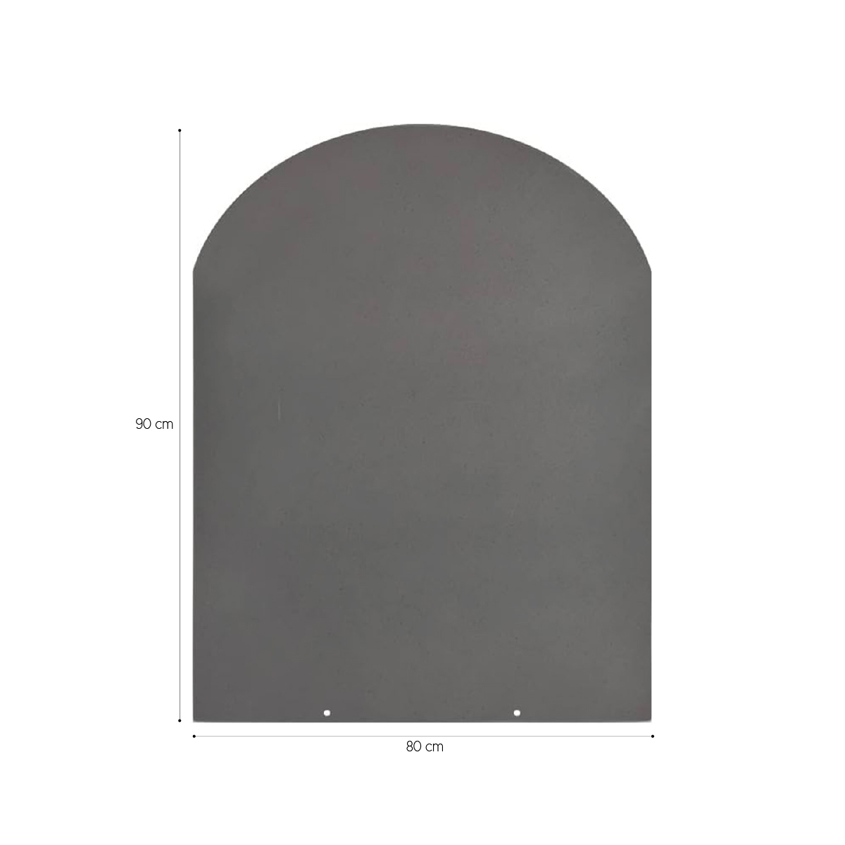 Divina Fire Steel Floor Protection Plate 90x80 cm for Stoves — 2
