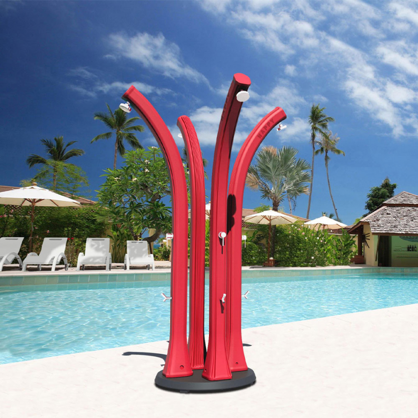 Outdoor solar shower with additional bottom tap and 23l tank Arkema Design Happy H120 — 4