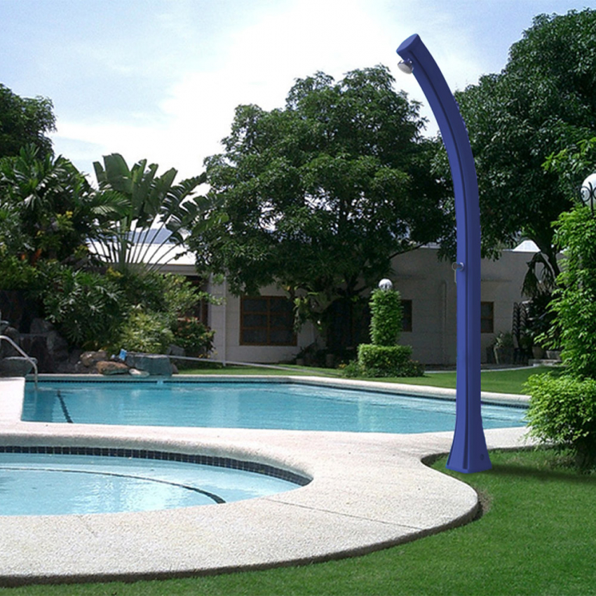 Outdoor solar shower with additional bottom tap and 23l tank Arkema Design Happy H120 — 10