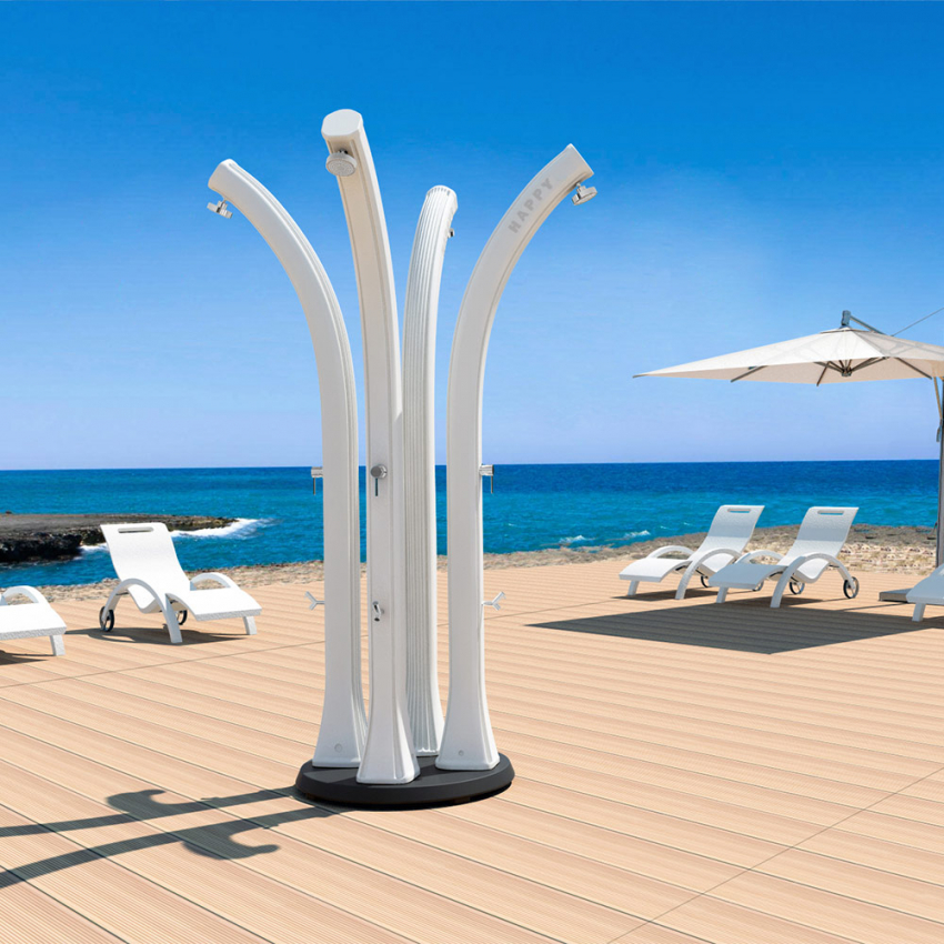 Outdoor solar shower with additional bottom tap and 23l tank Arkema Design Happy H120 — 6