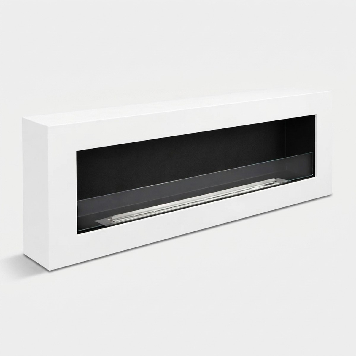 Wall-mounted bioethanol steel fireplace Divina Fire Siena 120 — 3