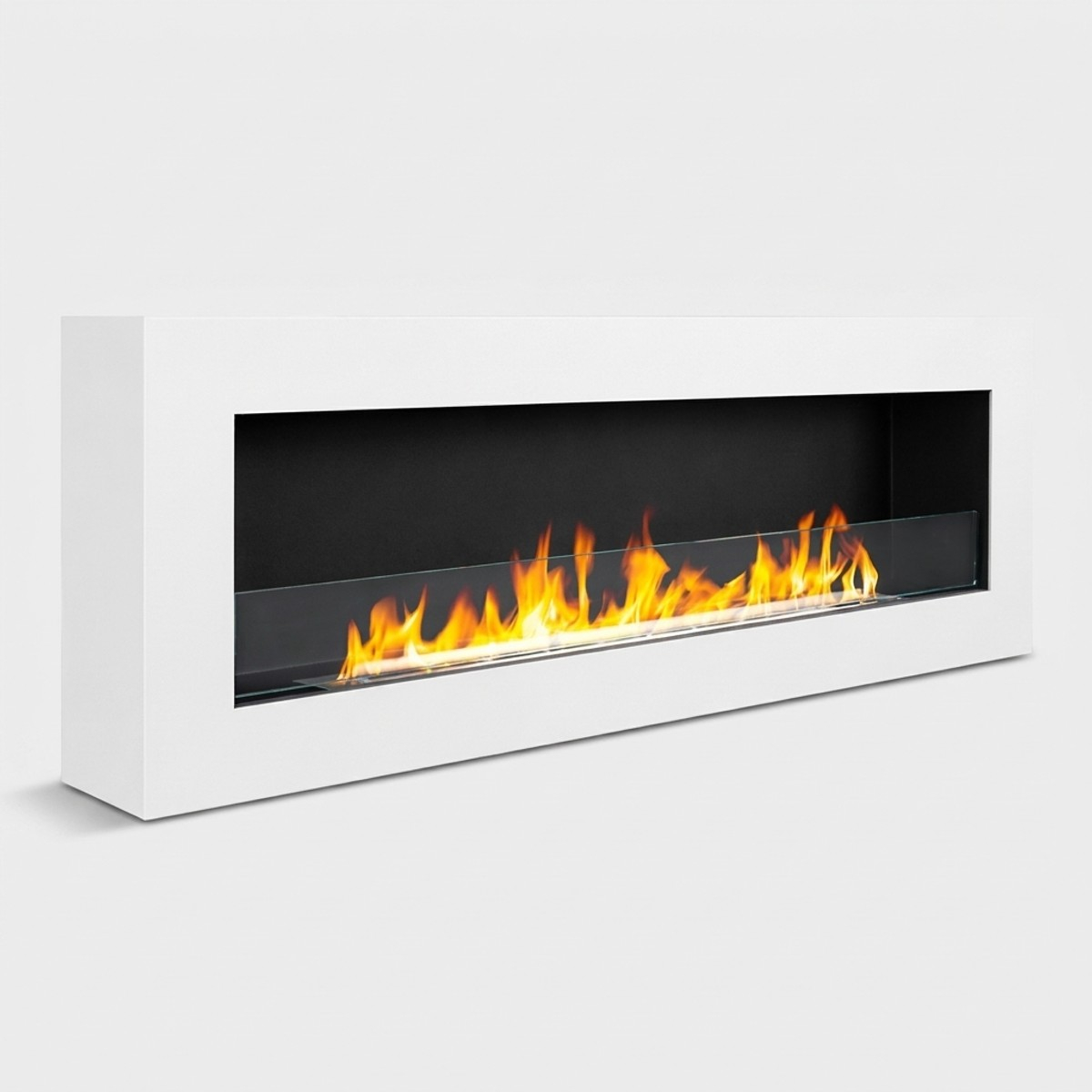Wall-mounted bioethanol steel fireplace Divina Fire Siena 120 — 4