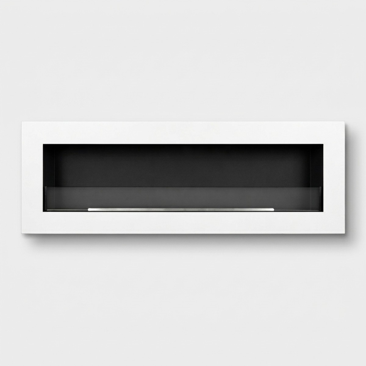Wall-mounted bioethanol steel fireplace Divina Fire Siena 120 — 5