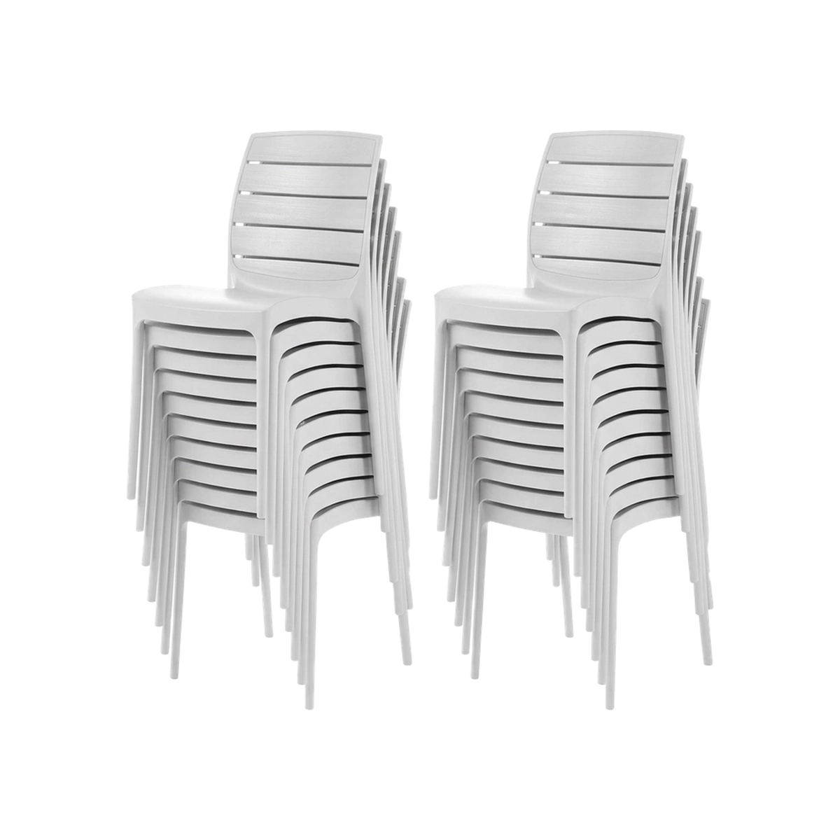 Set of 20 pieces stackable Garden Chair for Bar and Restaurant Carmen Grand Soleil — 1