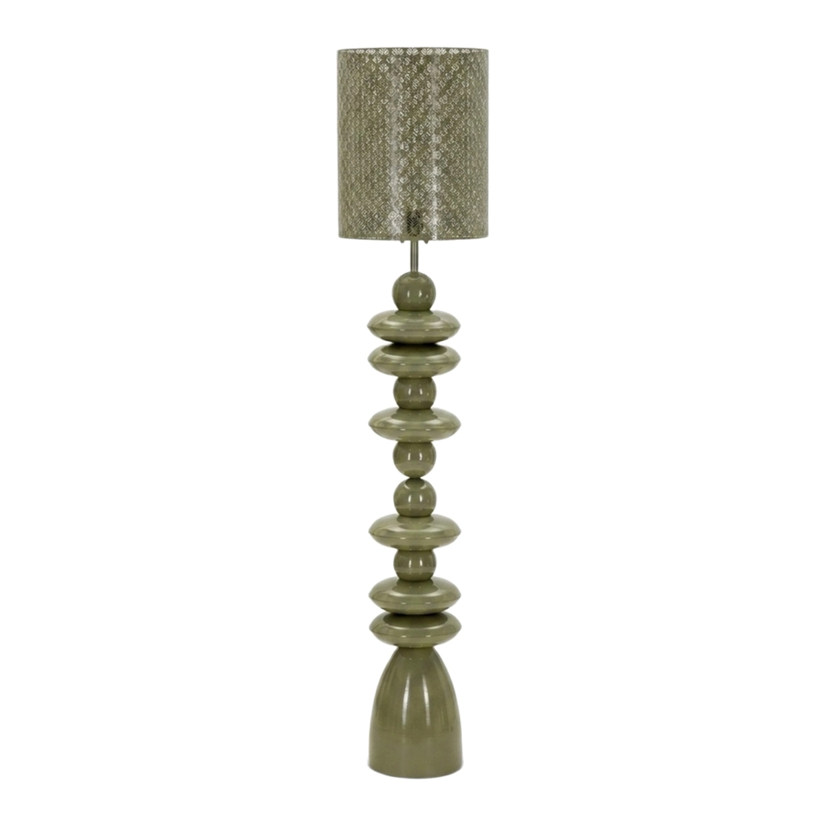 Perforated Metallo Floor Lamp Seoul Verdant Mauro Ferretti — 1