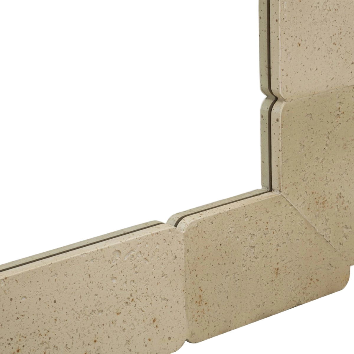 Mauro Ferretti Natural Style Stone Effect Wall Mirror 70x160 — 5