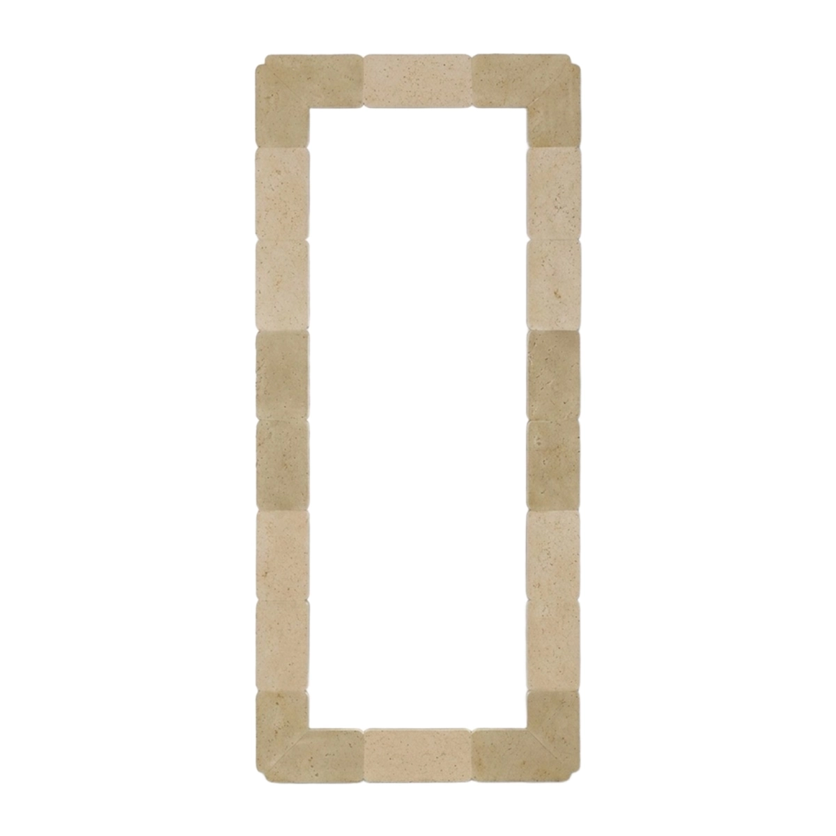 Mauro Ferretti Natural Style Stone Effect Wall Mirror 70x160 — 4