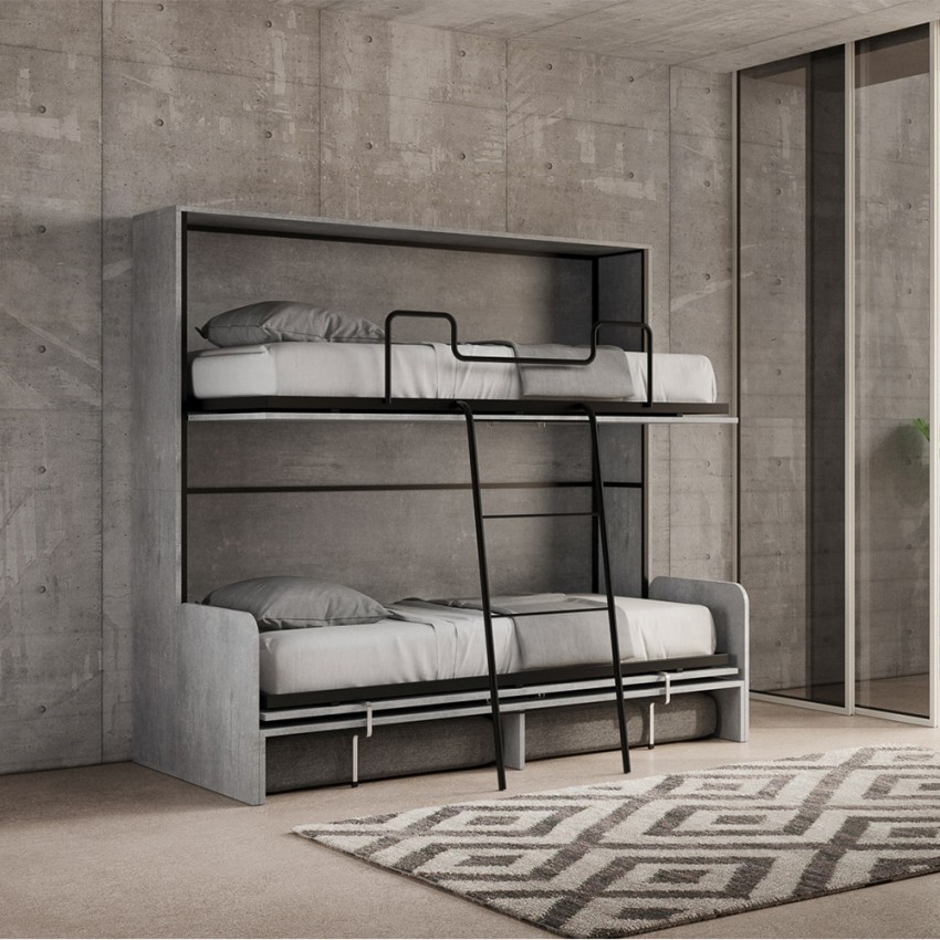 Foldaway Bunk Bed with Sofa and Mattresses Kando Sof Itamoby — 4