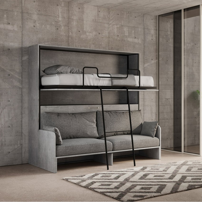 Foldaway Bunk Bed with Sofa and Mattresses Kando Sof Itamoby — 5