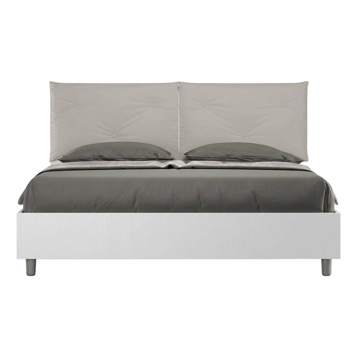 Double bed with storage 160x190 cm cushions Egos Appia — 1