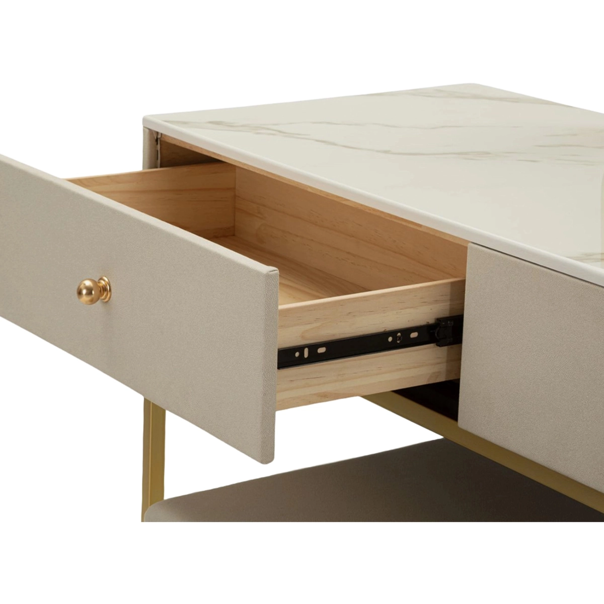 Luxury Dressing Table with Mirror and Storage Stool Mauro Ferretti — 8