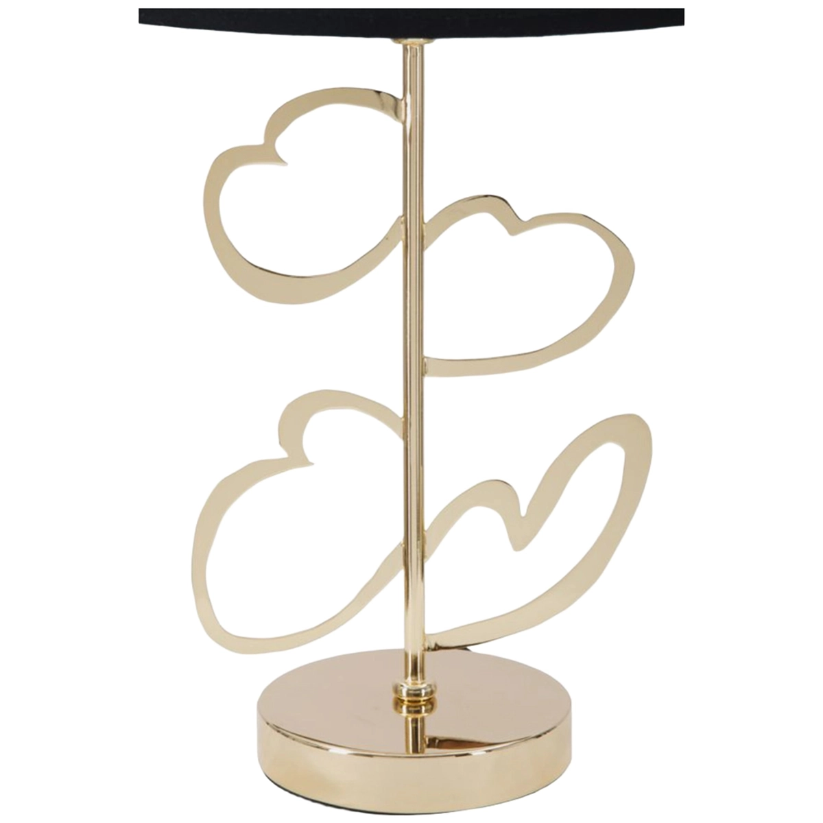 Glam Harts metal and fabric table lamp — 7