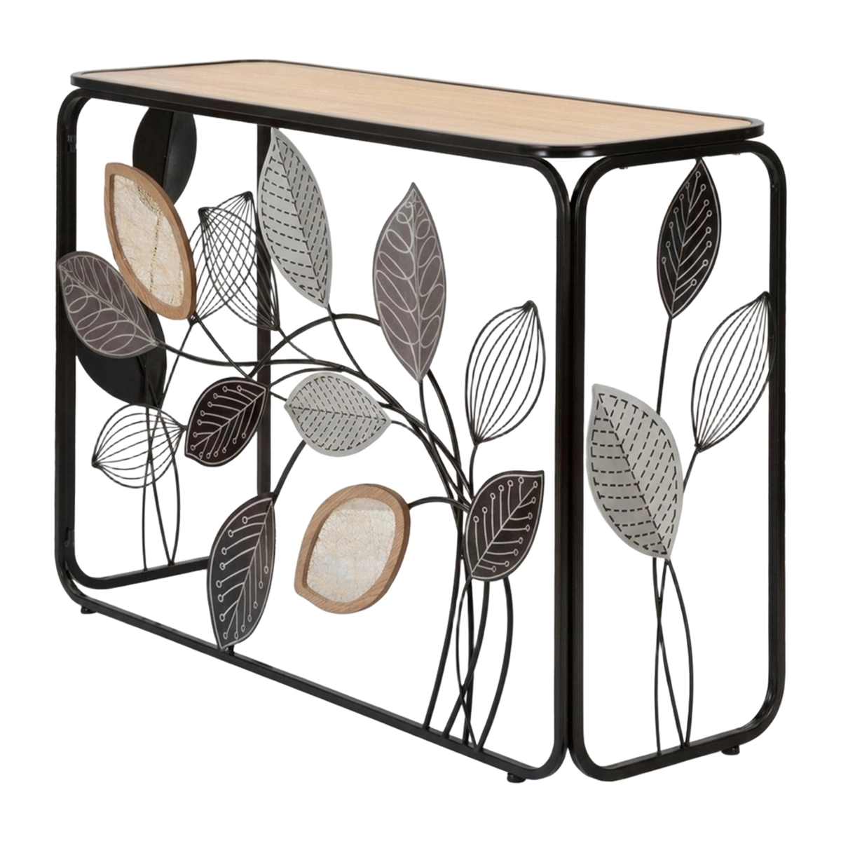 Mauro Ferretti Autumn Entryway Console Table in Metallo and MDF — 7
