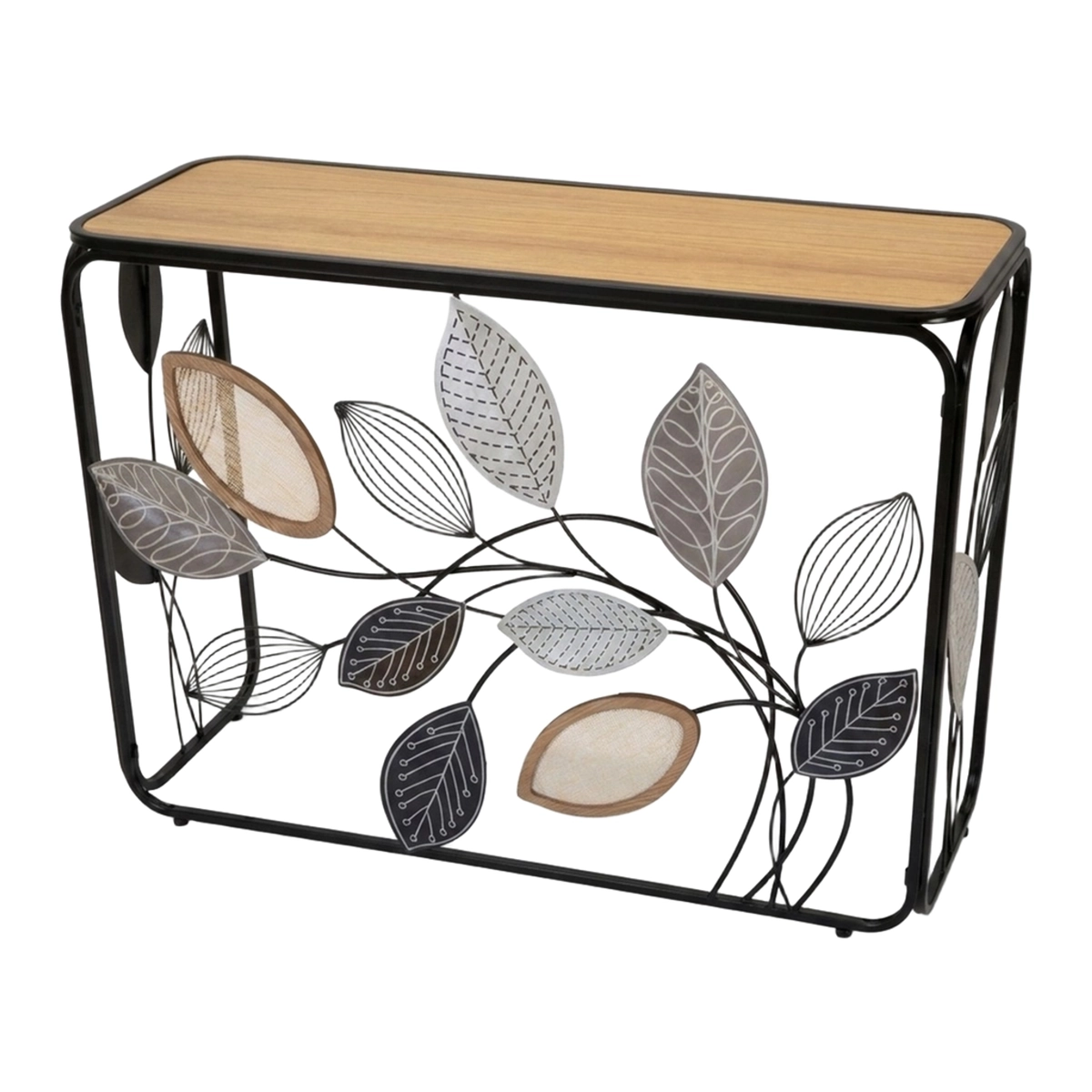 Mauro Ferretti Autumn Entryway Console Table in Metallo and MDF — 8