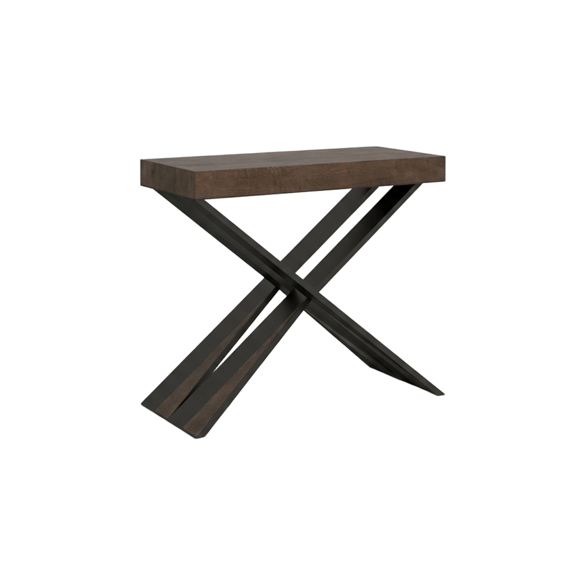Extendable console table Diago Small walnut 90x40-196cm Itamoby — 1