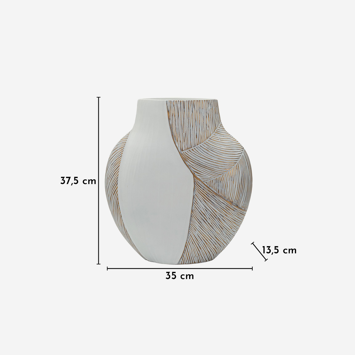 Decorative Indoor Resina Vase Mauro Ferretti Ho Chi Minh 37 — 3
