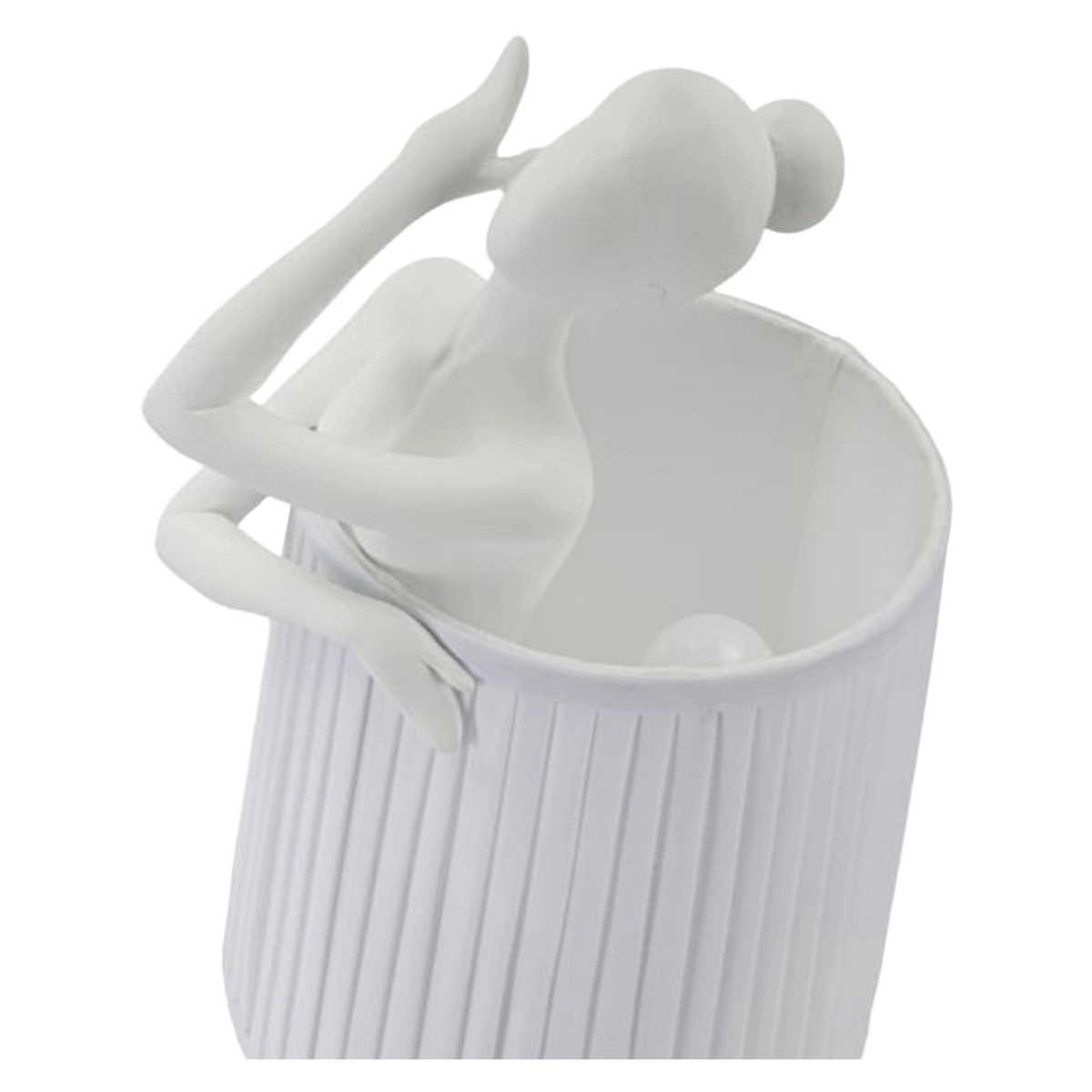 Ballet decorative table lamp with dancer sculpture and shade — 6