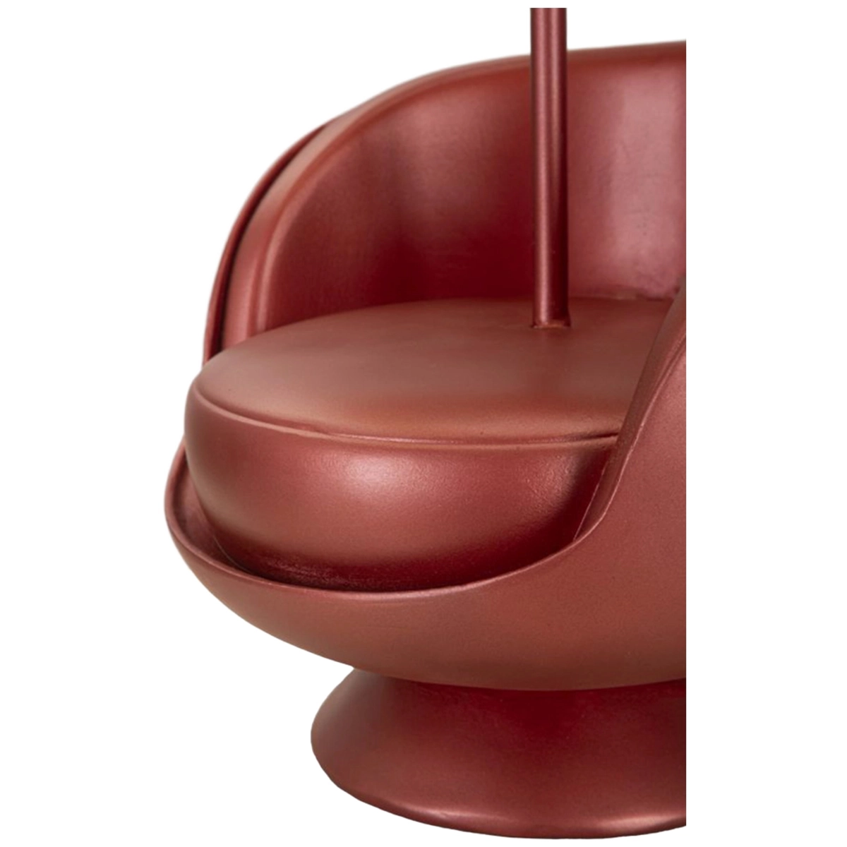 Midcentury Rossa Designer Bedside Table Lamp with Shade — 5