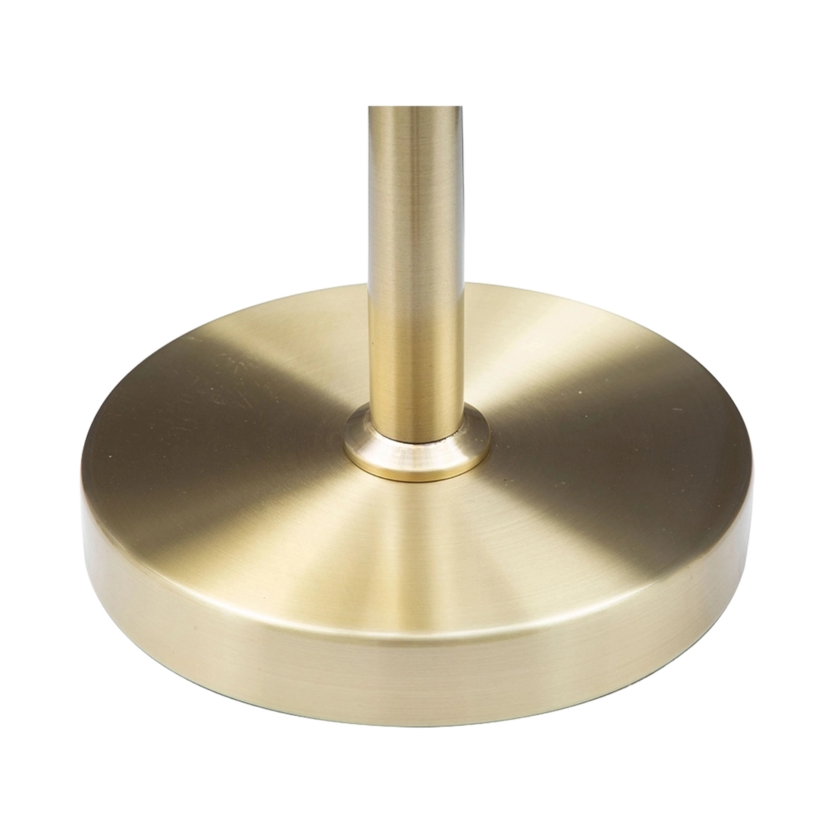 Glamy 4T Gold Metal Table Lamp with Opaque Glass Globes — 6