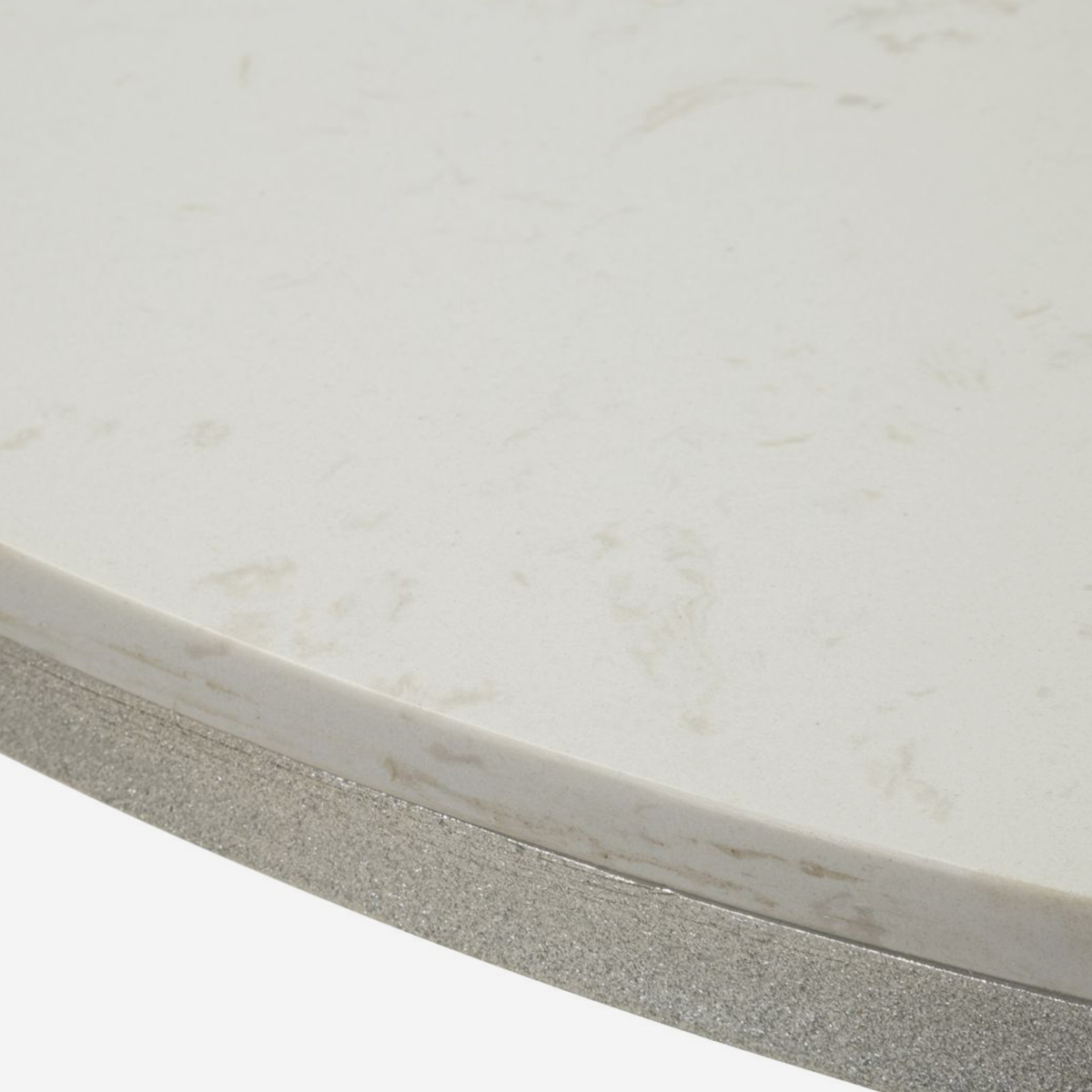 Round marble effect dining table 100 cm Istanbul Mauro Ferretti — 3
