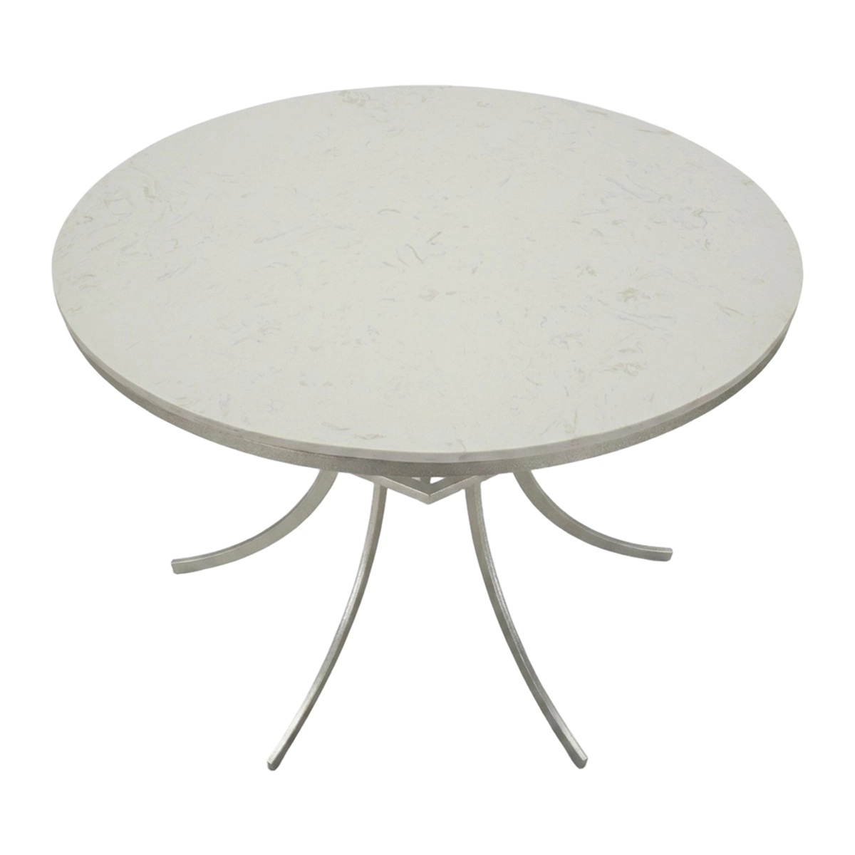 Round marble effect dining table 100 cm Istanbul Mauro Ferretti — 6