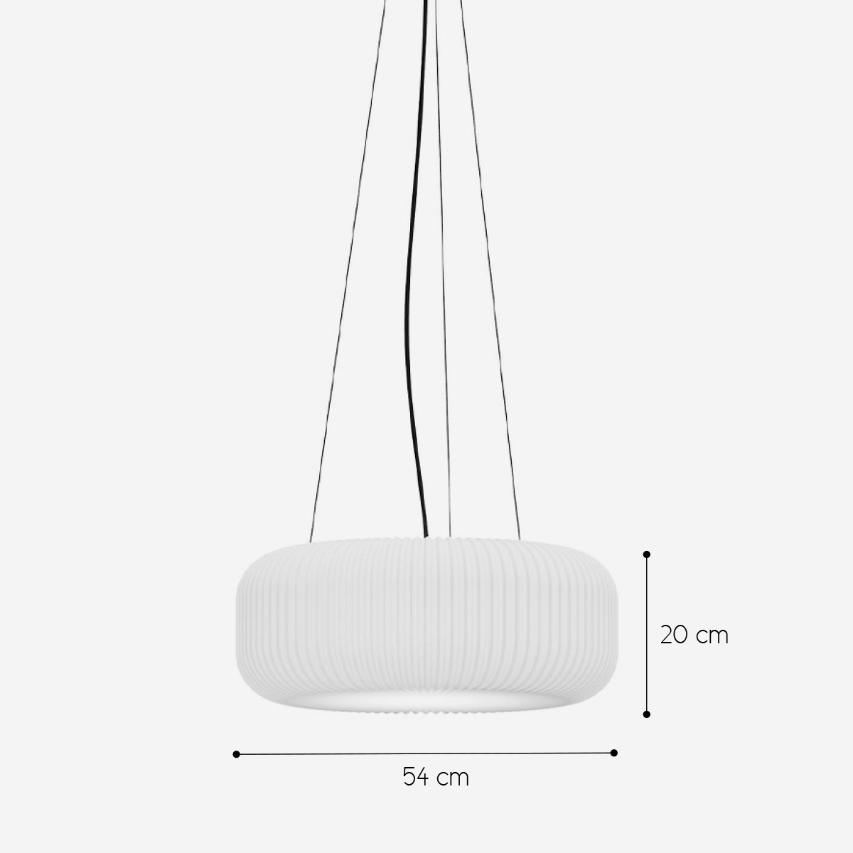 Elly LYXO polyethylene designer LED pendant lamp — 3