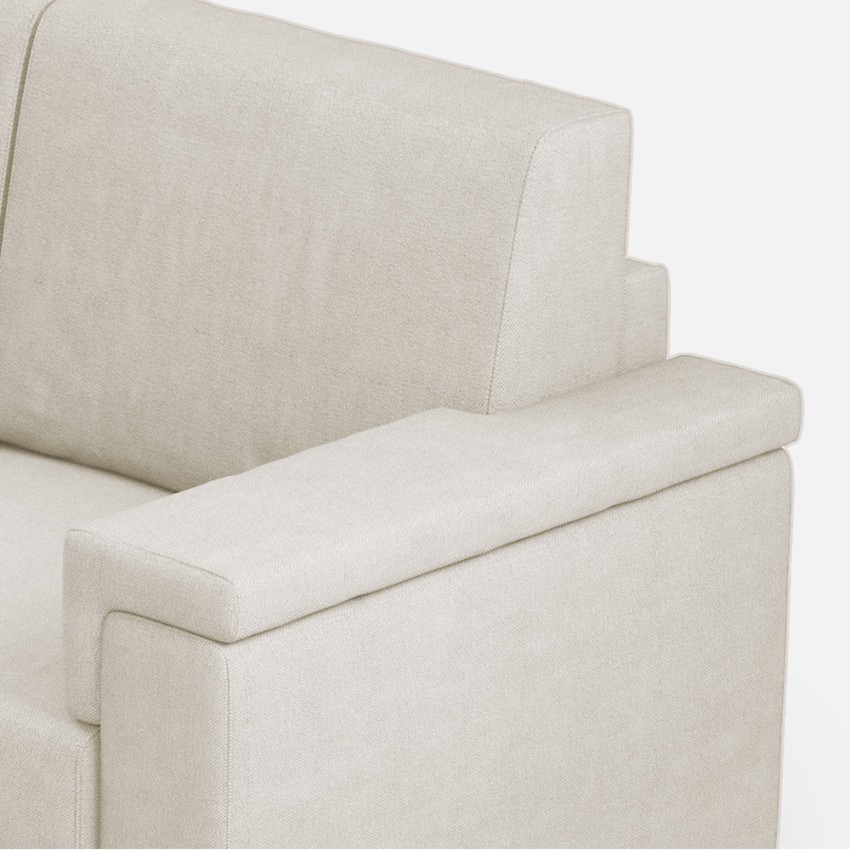 Marrak 120 2-Seater Modern Fabric Sofa Removable Cover — 7