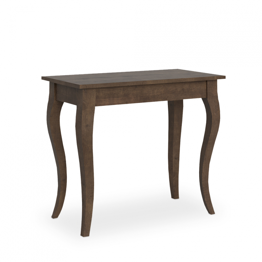 Extendable Classic Wooden Console Table 90x48-308cm Olanda Noix — 2