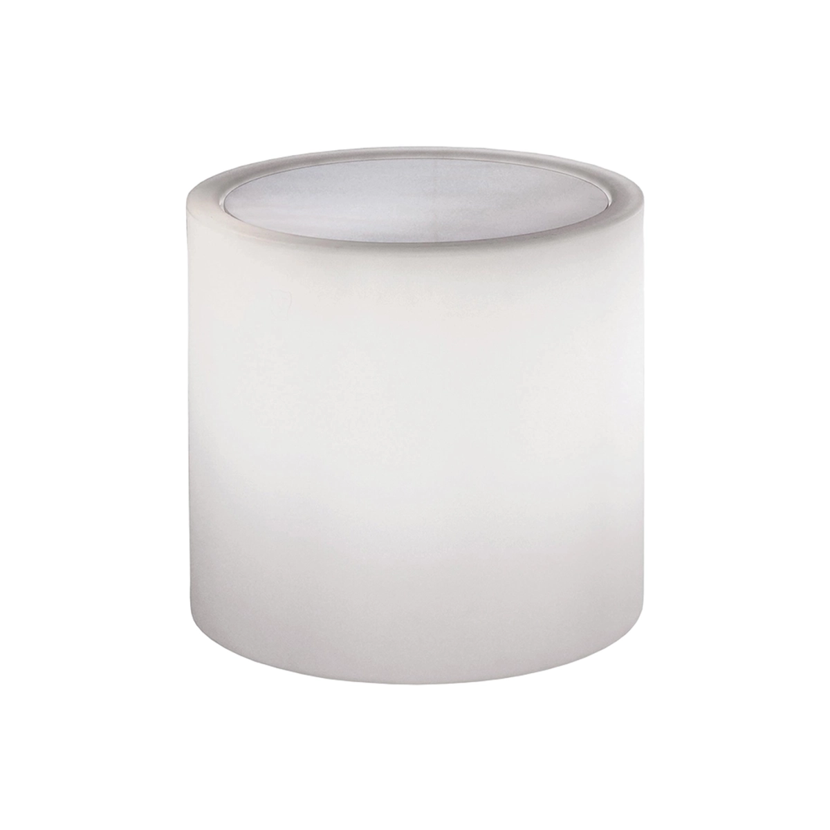 LYXO Blok Outdoor Illuminated Cube Side Table in Polyethylene LED — 1