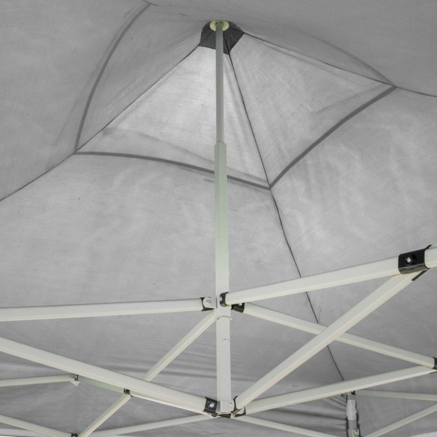 Pop-Up Gazebo 3x3 Waterproof PVC Folding Canopy Versa Divina Garden — 9