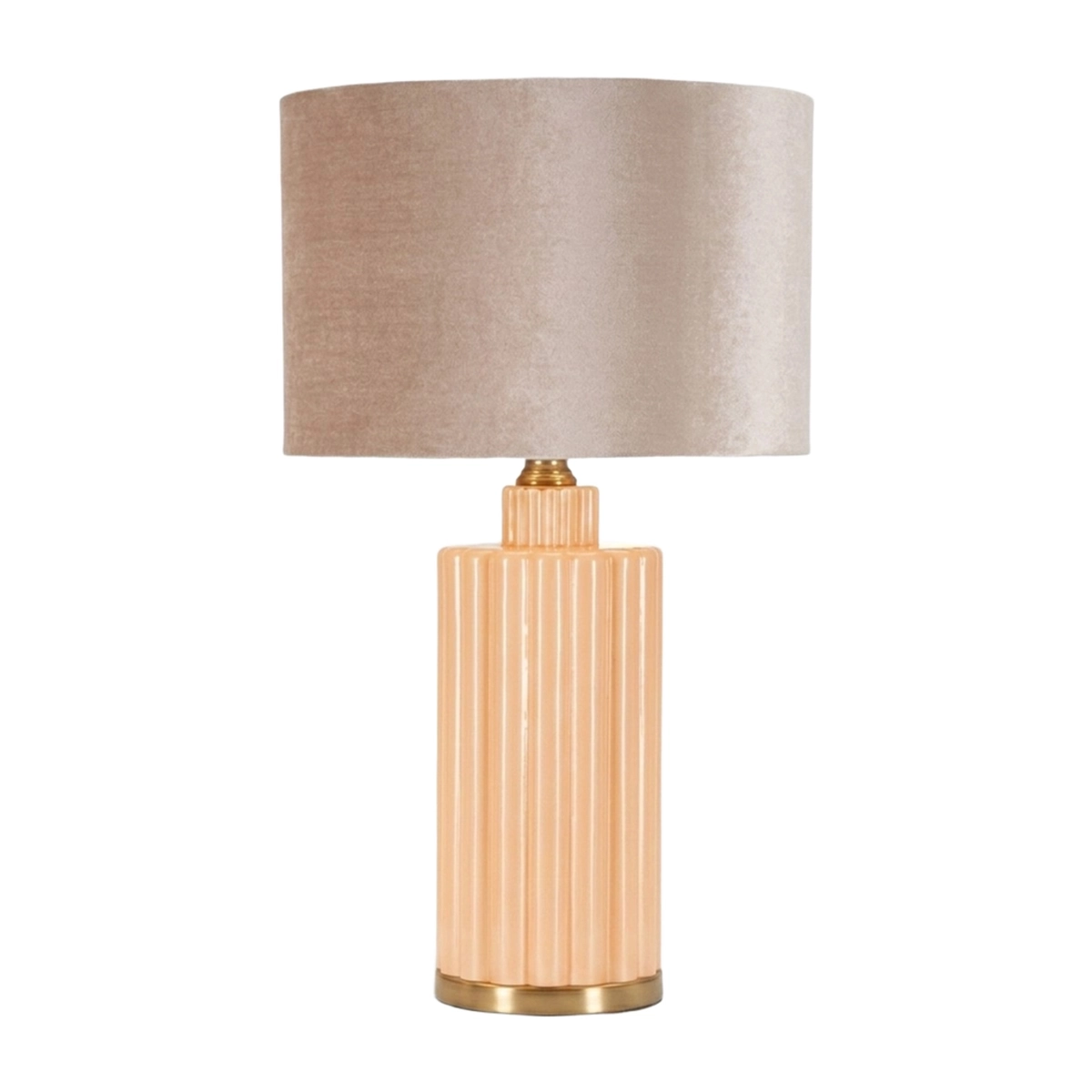 Glass and Fabric Table Lamp Perly D Mauro Ferretti — 1