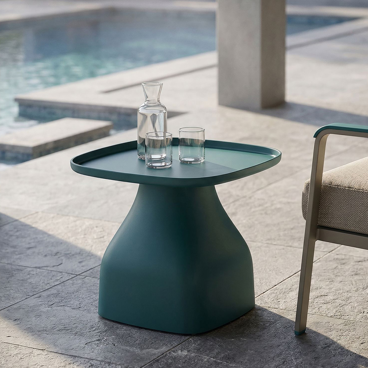 Indoor and Outdoor Coffee Table in Polipropilene Gea 38 — 2